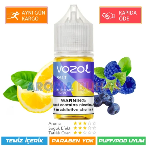 Vazol Likit Blue Razz Lemon Salt