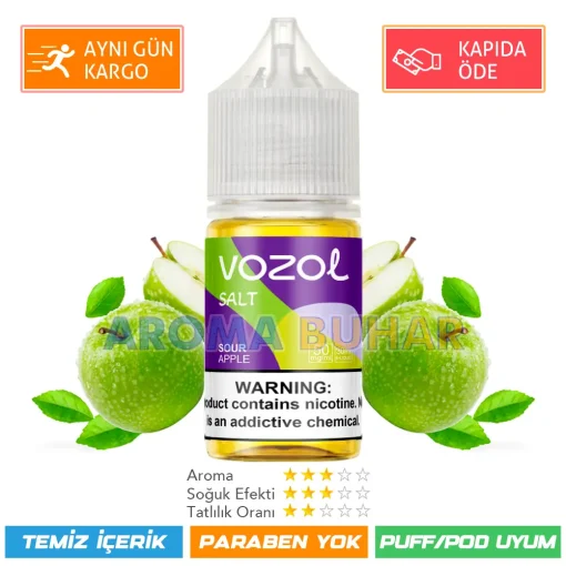 Vazol Likit Sour Apple Salt