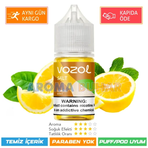 Vazol Likit Lemon Mint Salt