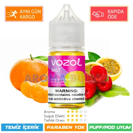 Vazol Likit Passion Fruit Raspberry Tangerine Salt