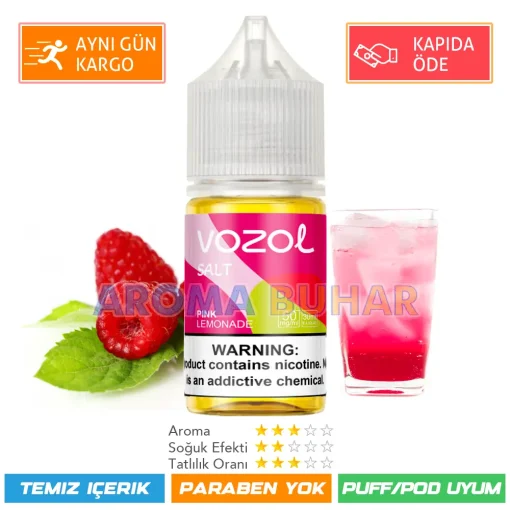 Vazol Likit Pink Lemonade Salt