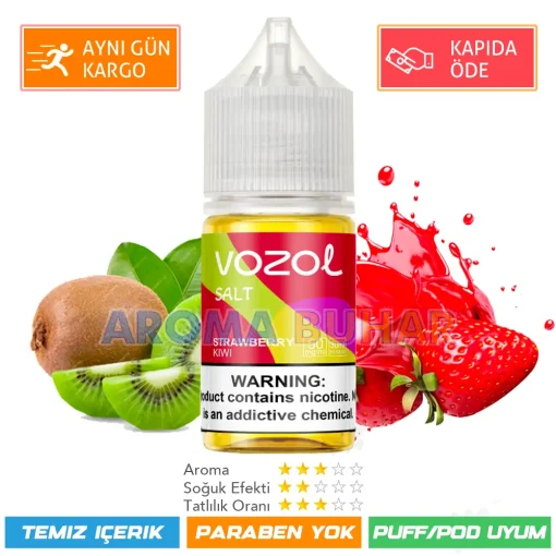 Vazol Likit Strawberry Kiwi Salt