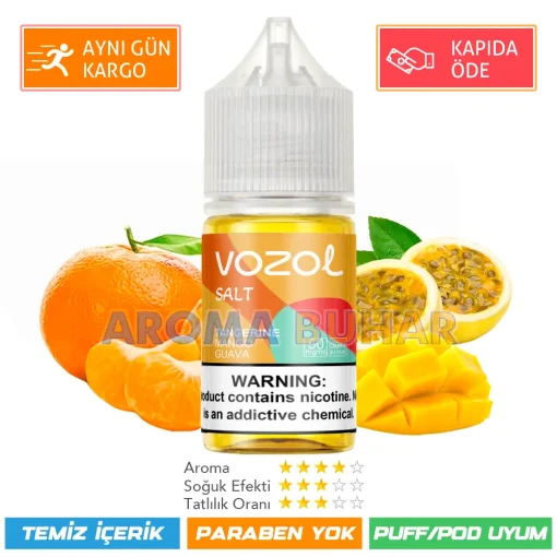 Vazol Likit Tangerine Mango Guava Salt