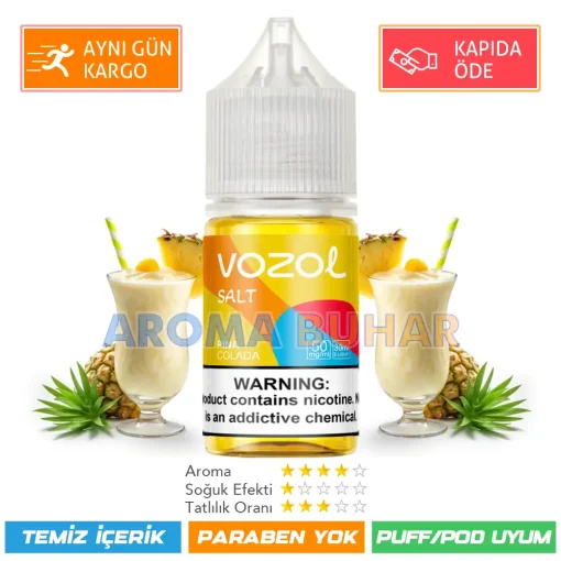 Vazol Likit Pina Colada Salt 30ml